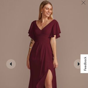 David’s Bridal Bridesmaid Dress